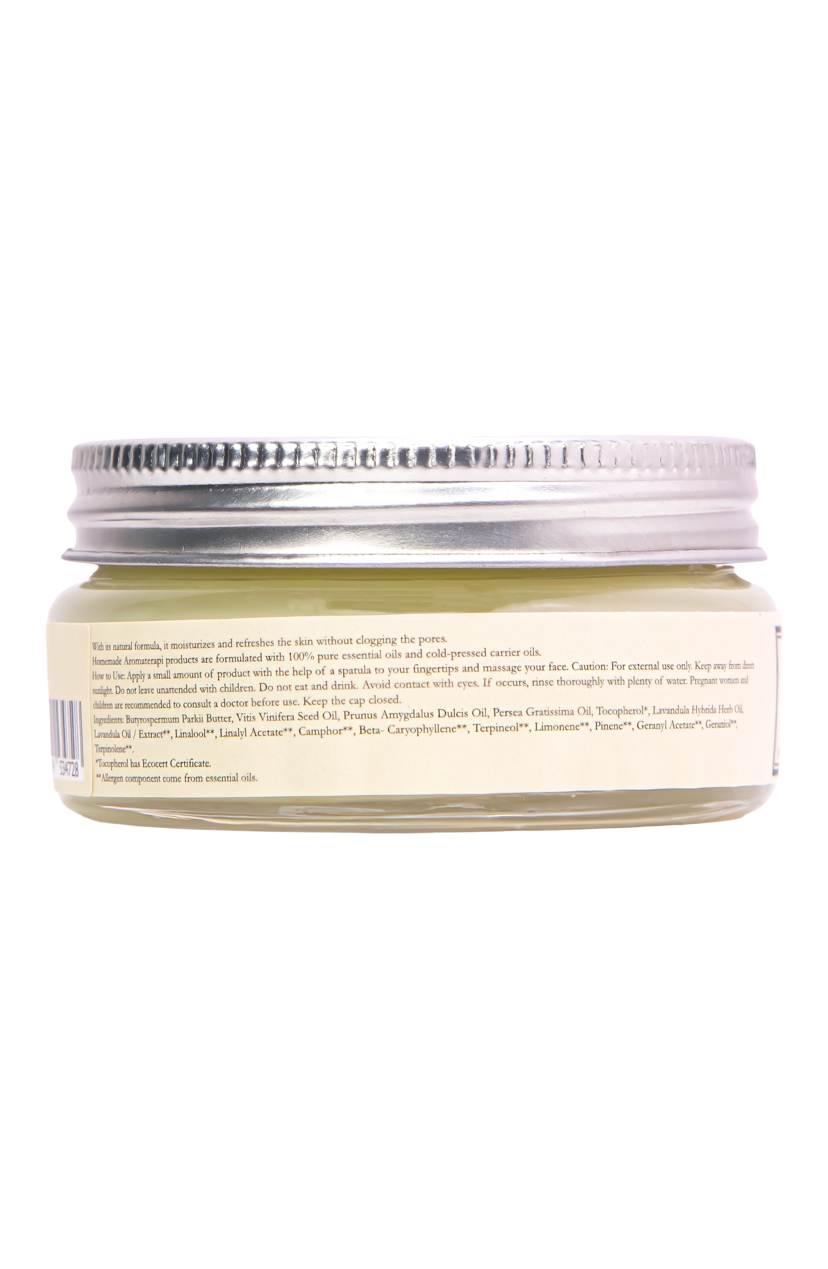 HMA Daily Moisturizer Cream jar with silver lid shown against white background displaying product label and ingredients.