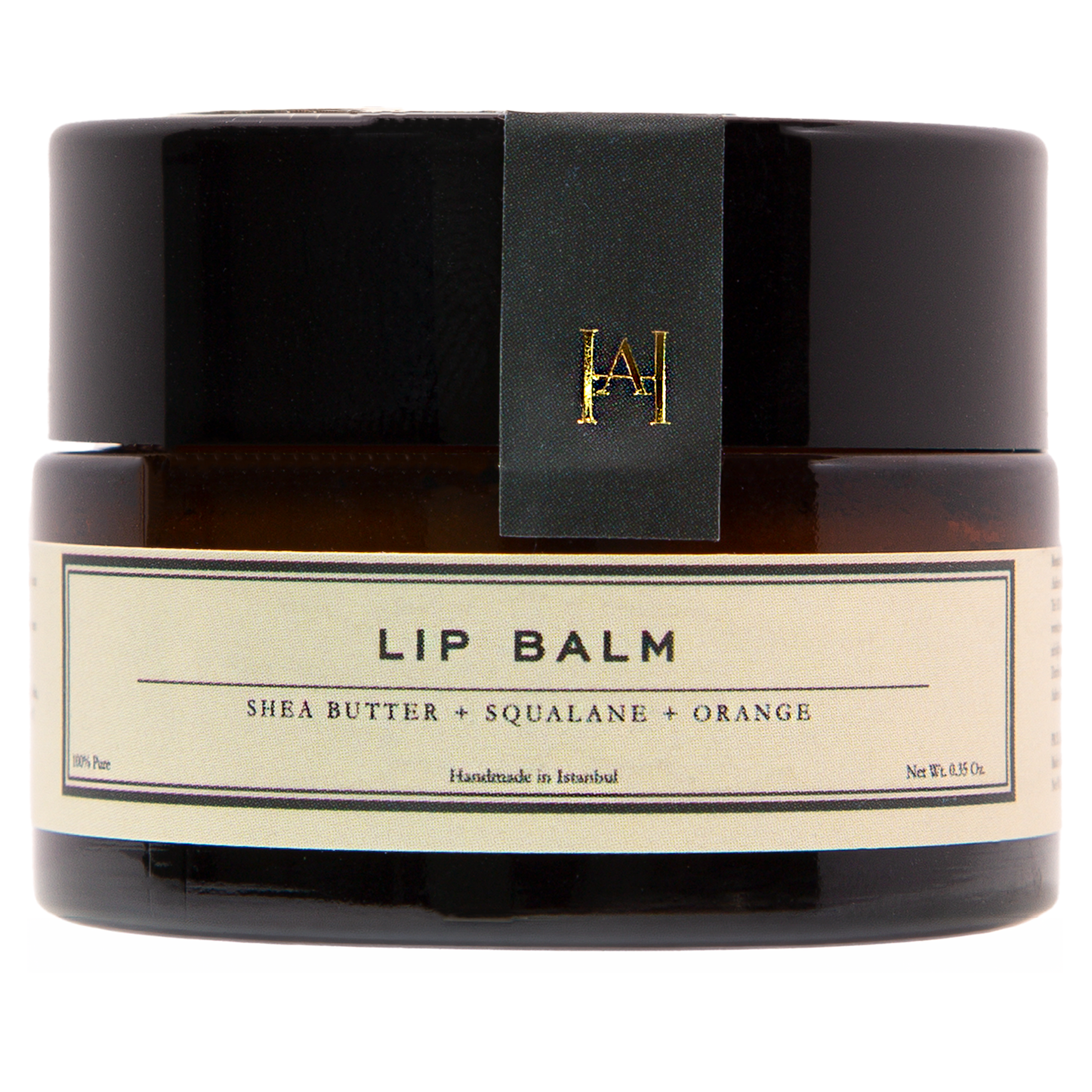 HMA | Lip Balm | Shea Butter + Squalane + Orange | 0.35 Oz. | HomeMade Aromaterapi