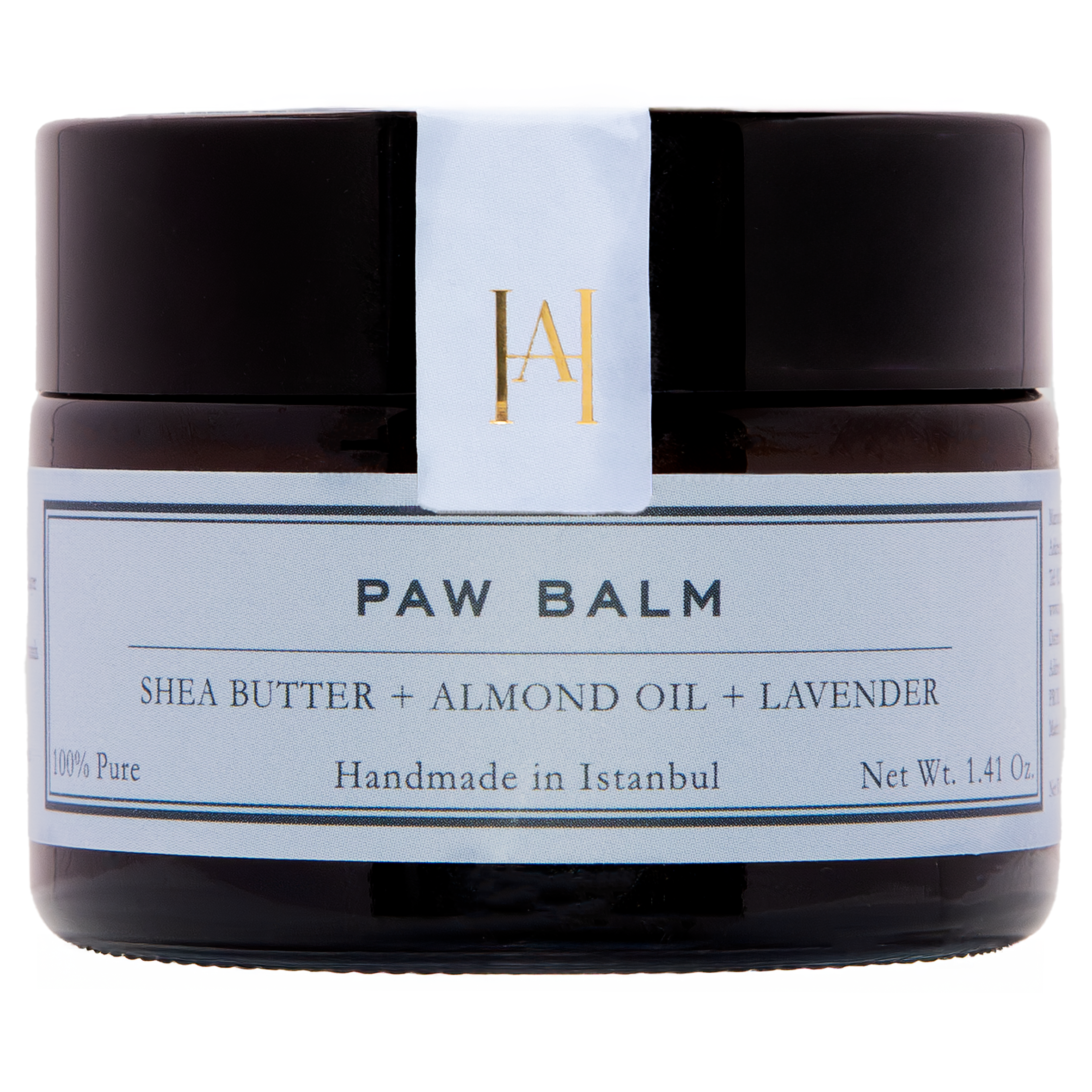 HMA | Paw Balm for Dogs | Shea Butter Almond Oil Lavender | 1.41 Oz. | HomeMade Aromaterapi