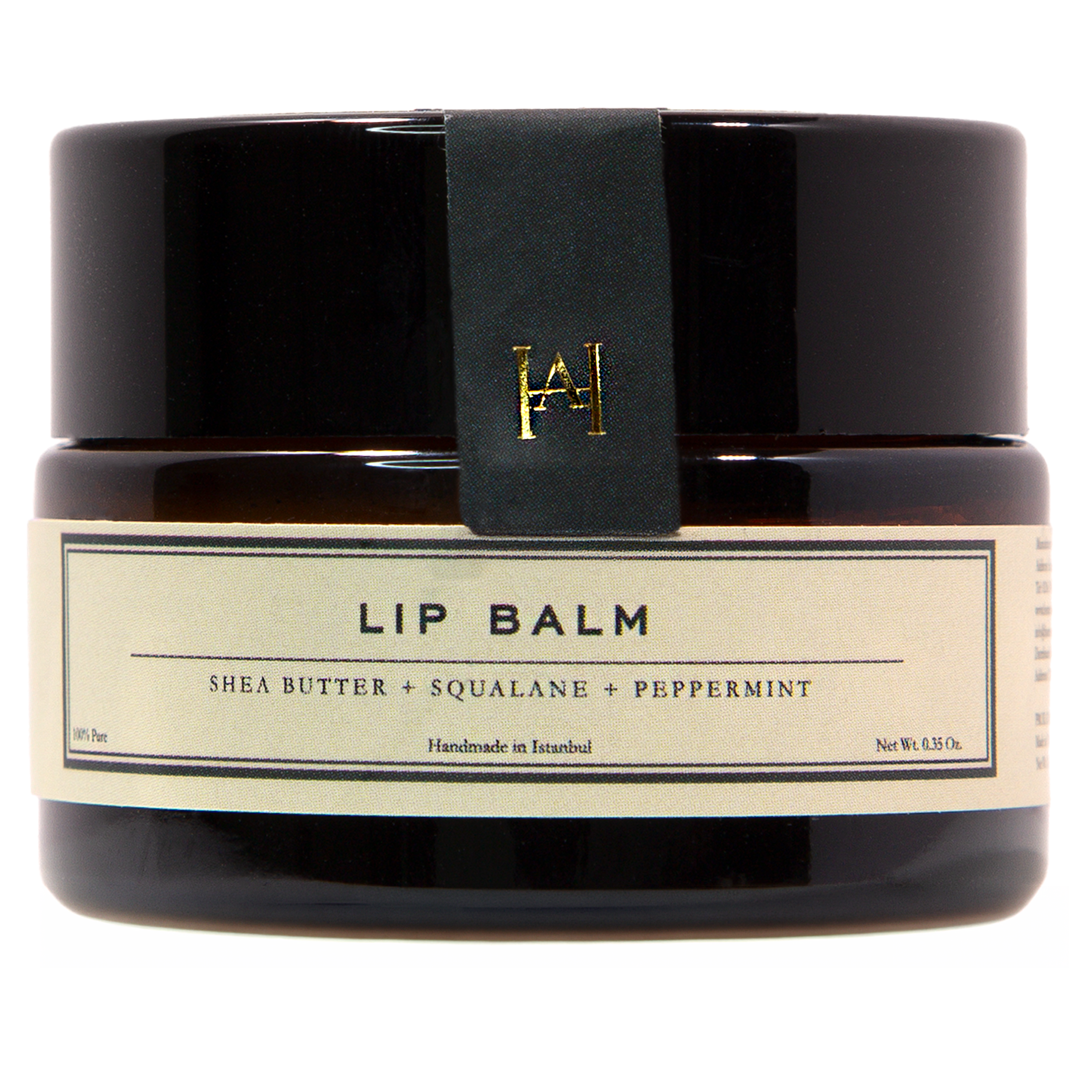 HMA | Lip Balm - Shea Butter + Squalane + Peppermint | 0.35 Oz. | HomeMade Aromaterapi