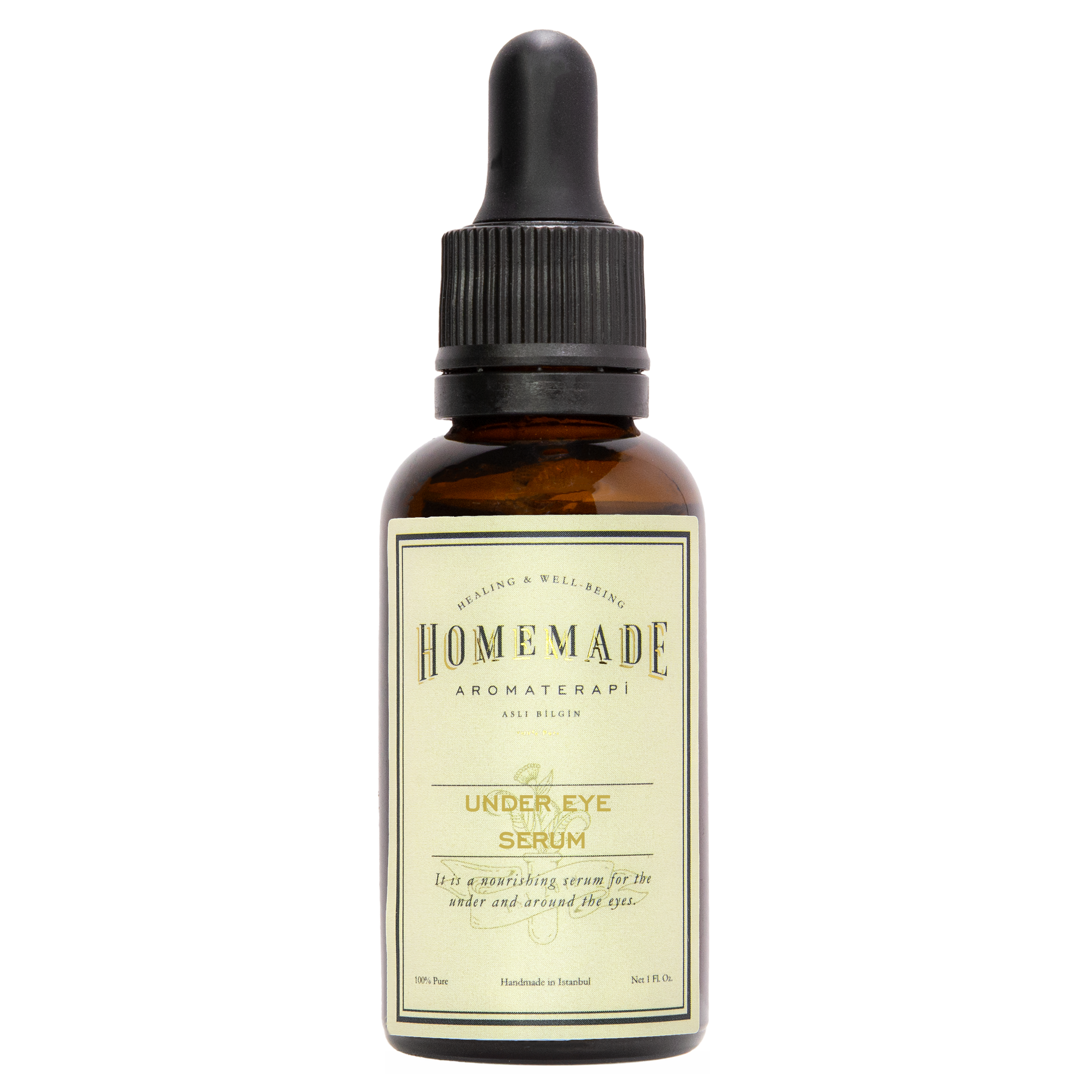 HMA | Under Eye Serum | Carrot Seed + Rosehip + Lavender | 1 FL Oz. | HomeMade Aromaterapi