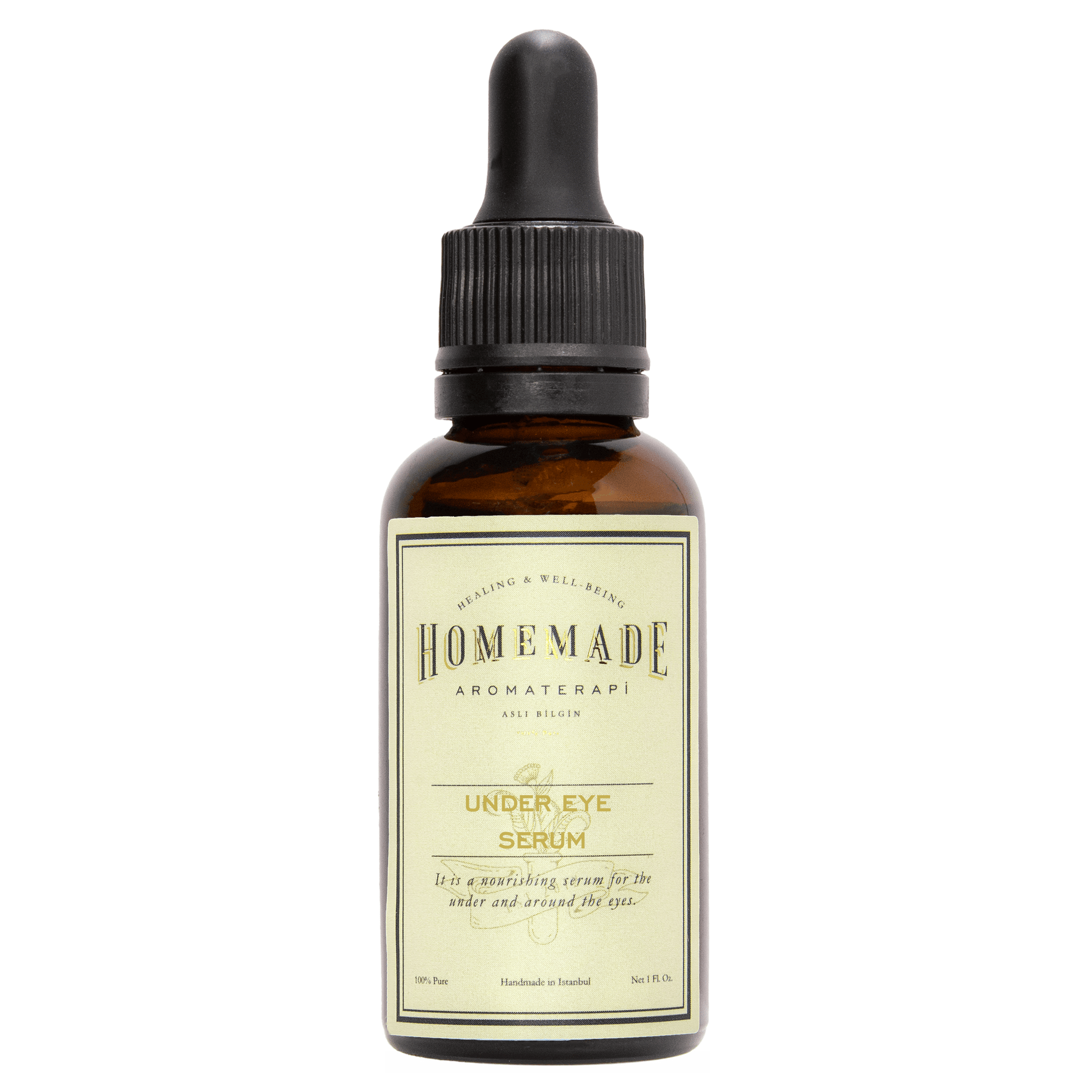 HMA | Under Eye Serum | Carrot Seed + Rosehip + Lavender | 1 FL Oz. | HomeMade Aromaterapi - Klearus