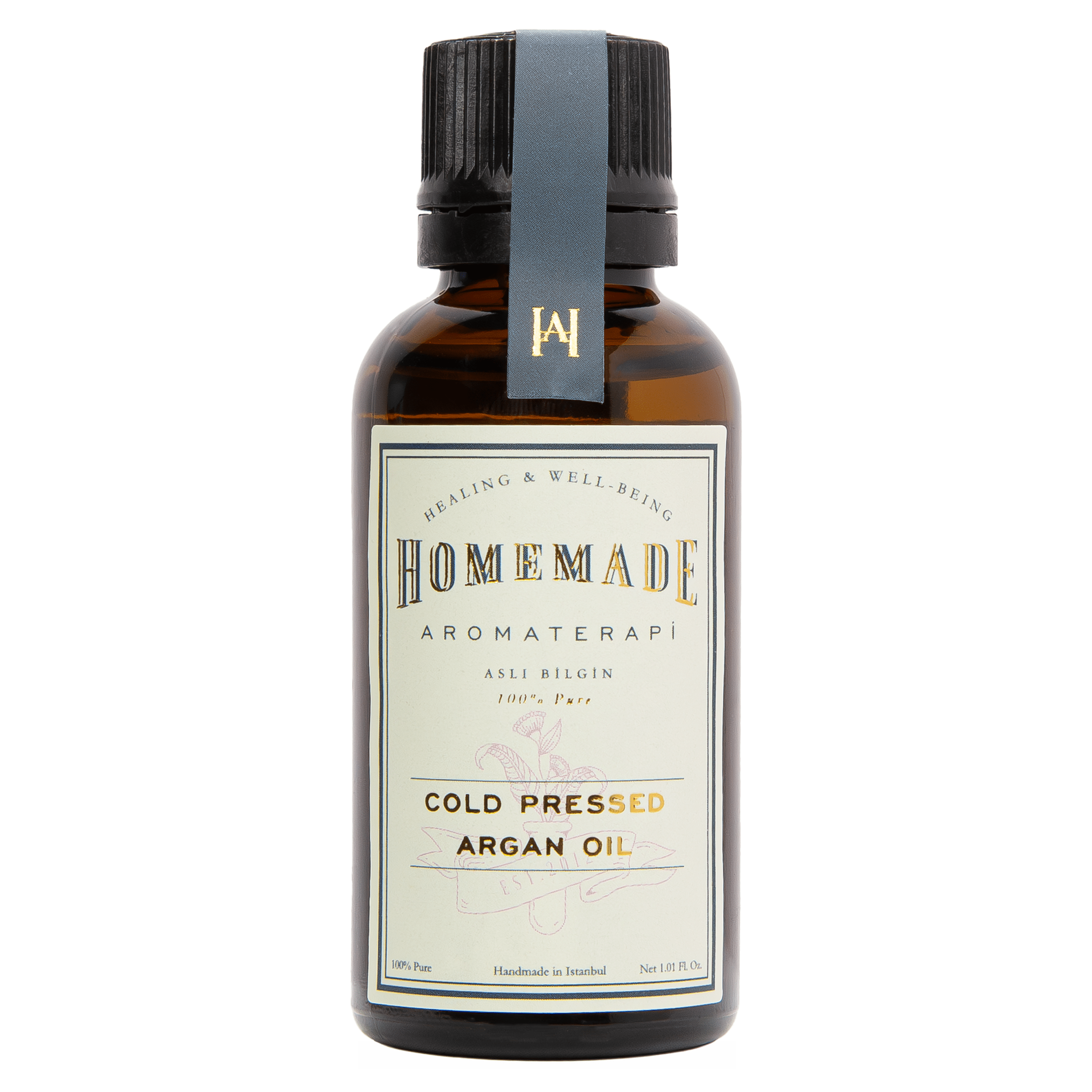 Homemade Aromaterapi | 100 Percent Pure Cold Pressed Argan Oil 1 fl oz