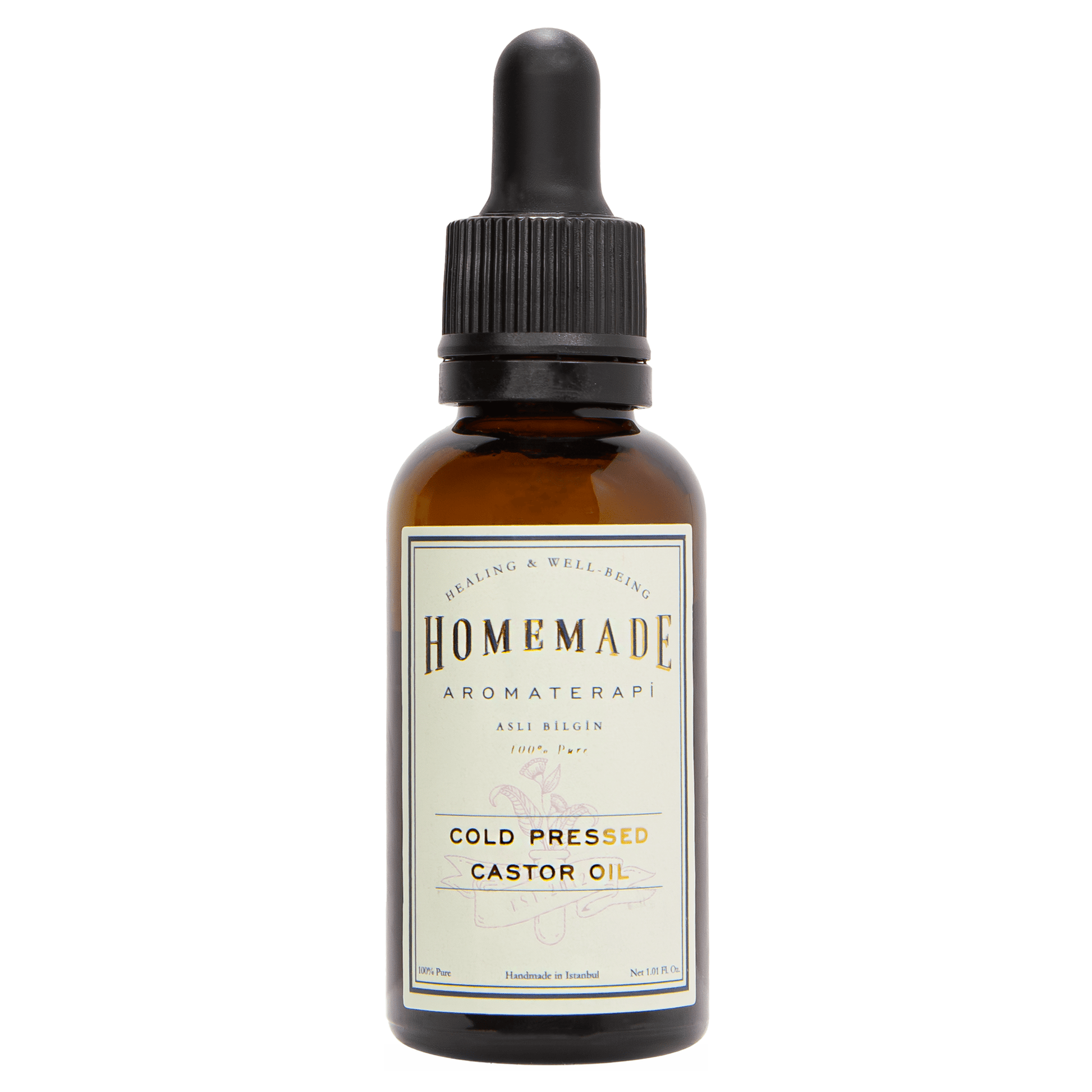 Homemade Aromaterapi | 100 Percent Pure Cold Pressed Castor Oil 1 fl oz