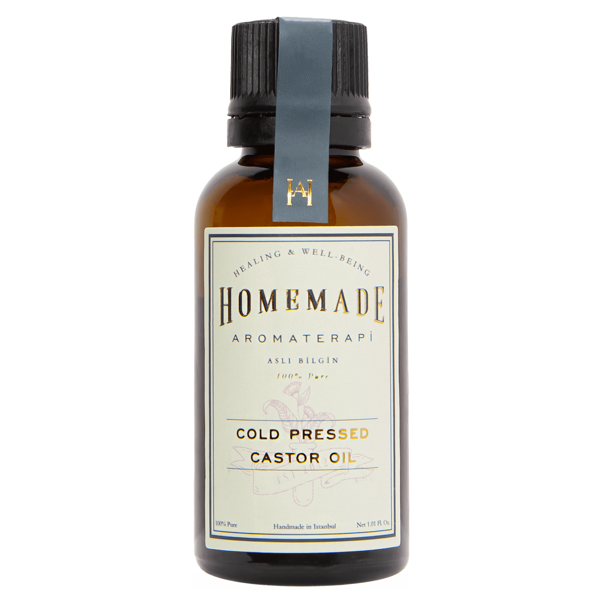 Homemade Aromaterapi | 100 Percent Pure Cold Pressed Castor Oil 1 fl oz