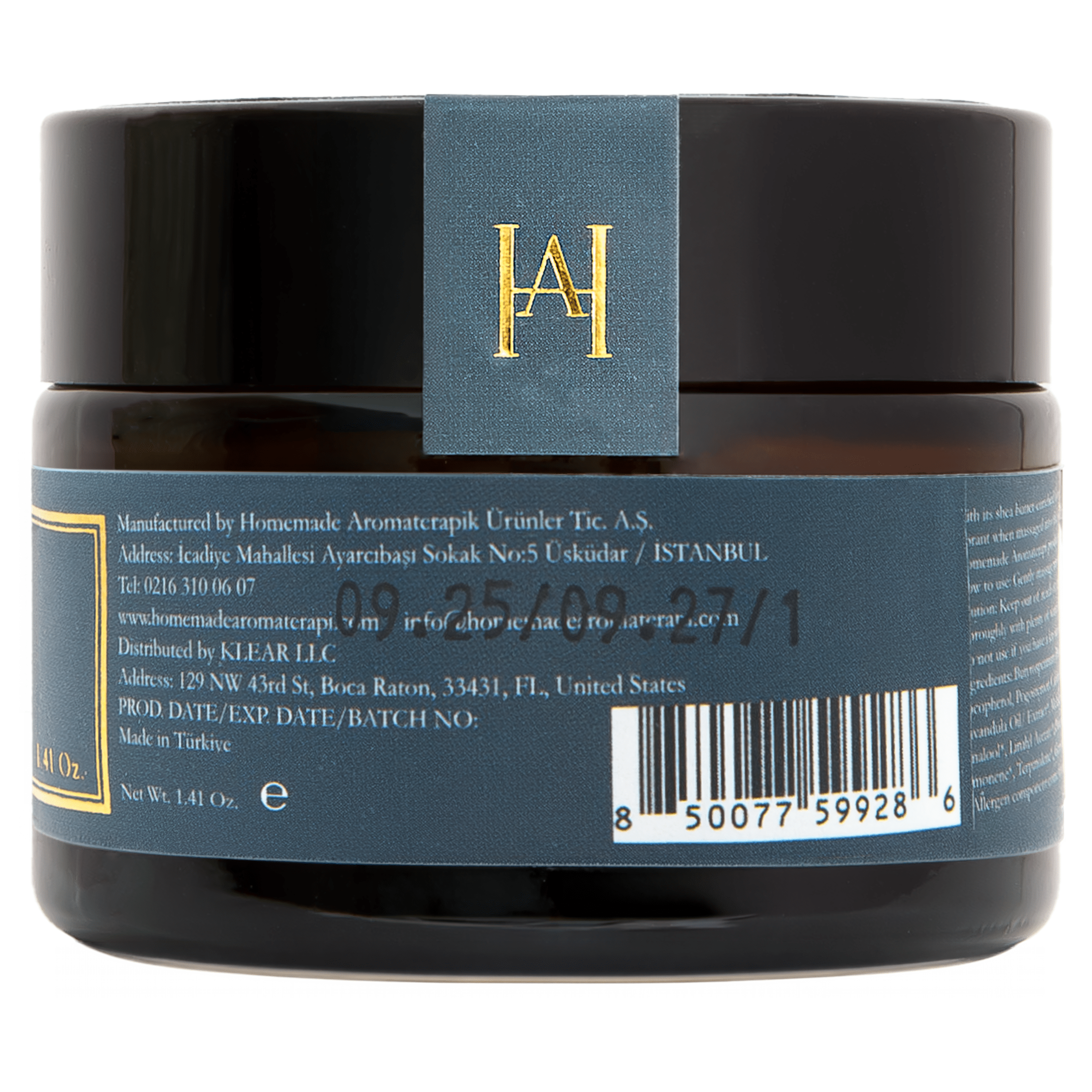 Homemade Aromaterapi | After Shave Care Cream 1.4 fl oz