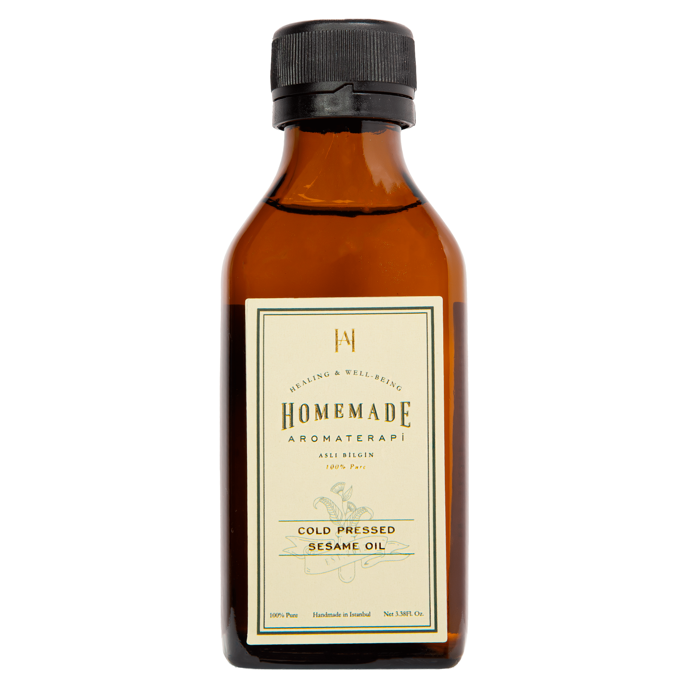 Homemade Aromaterapi | Cold Pressed Sesame Oil – 3.38 FL Oz. - Klearus