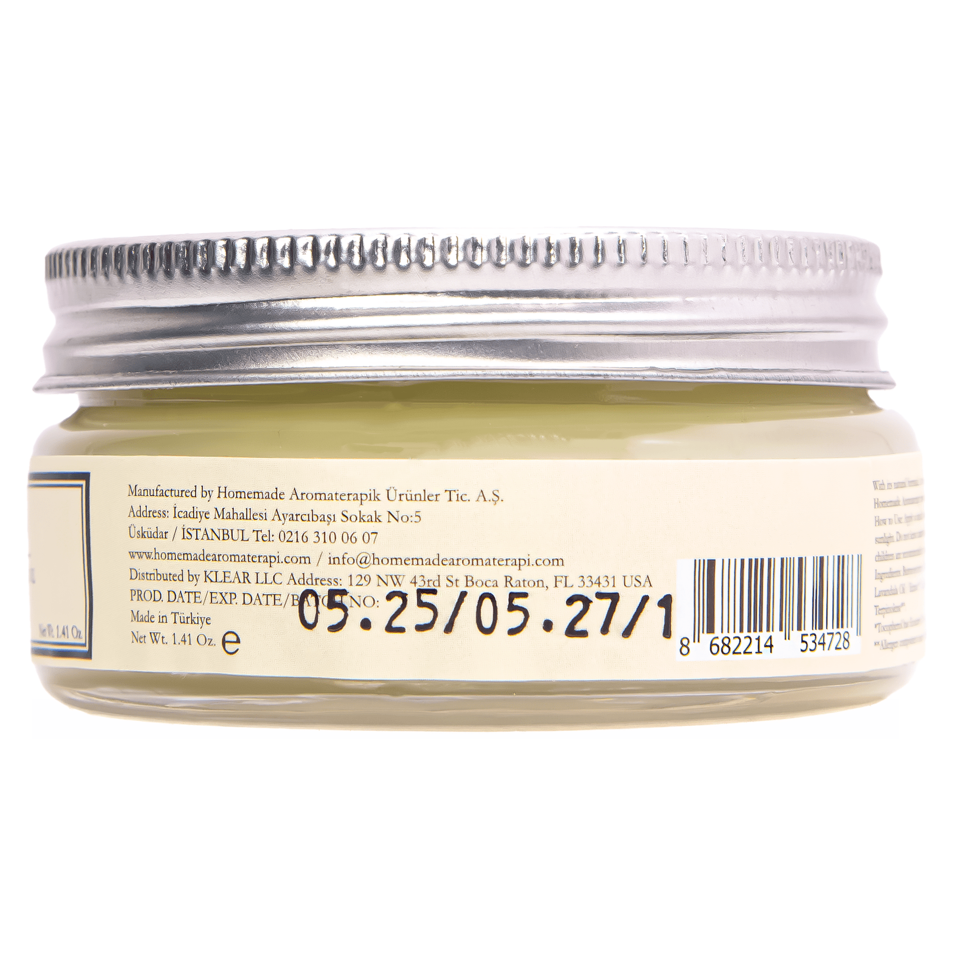 Homemade Aromaterapi | Daily Moisturizer Cream | Shea Butter + Avocado + Grapeseed | 40g