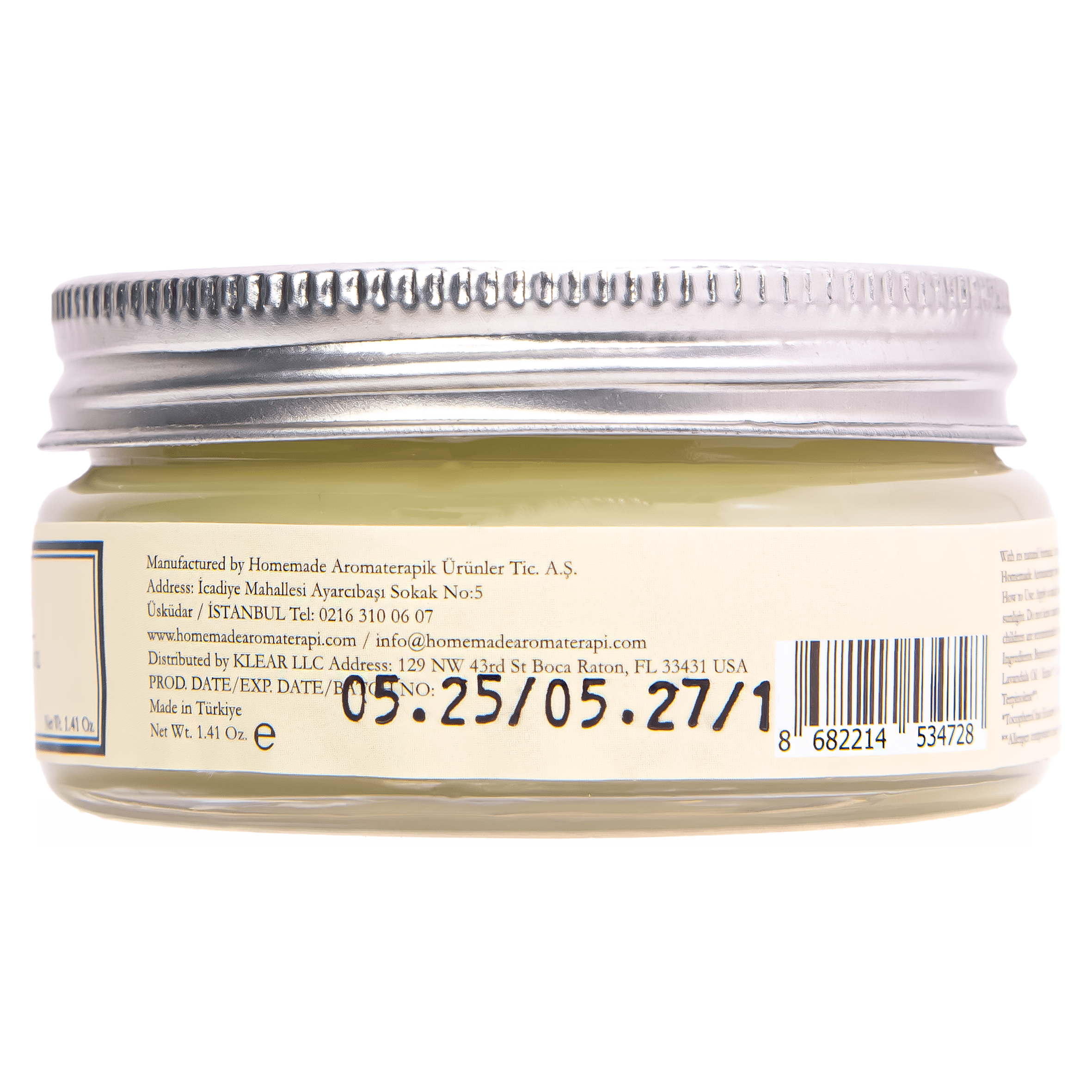 Homemade Aromaterapi | Daily Moisturizer Cream | Shea Butter + Avocado + Grapeseed | 40g