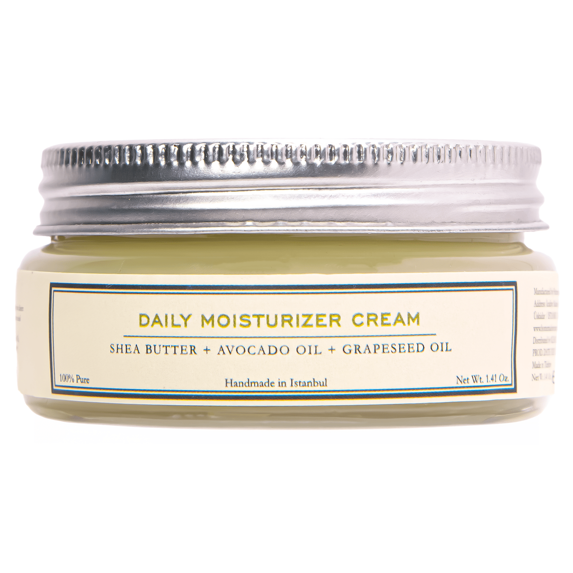 Homemade Aromaterapi | Daily Moisturizer Cream | Shea Butter + Avocado + Grapeseed | 40g