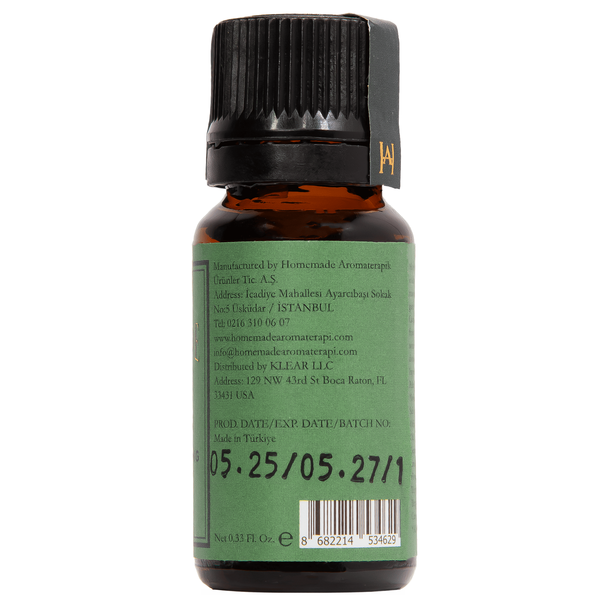 Homemade Aromaterapi | Energy Cleaning Essential Oil Blend | Uplifting & Clarifying | 0.33 FL Oz.