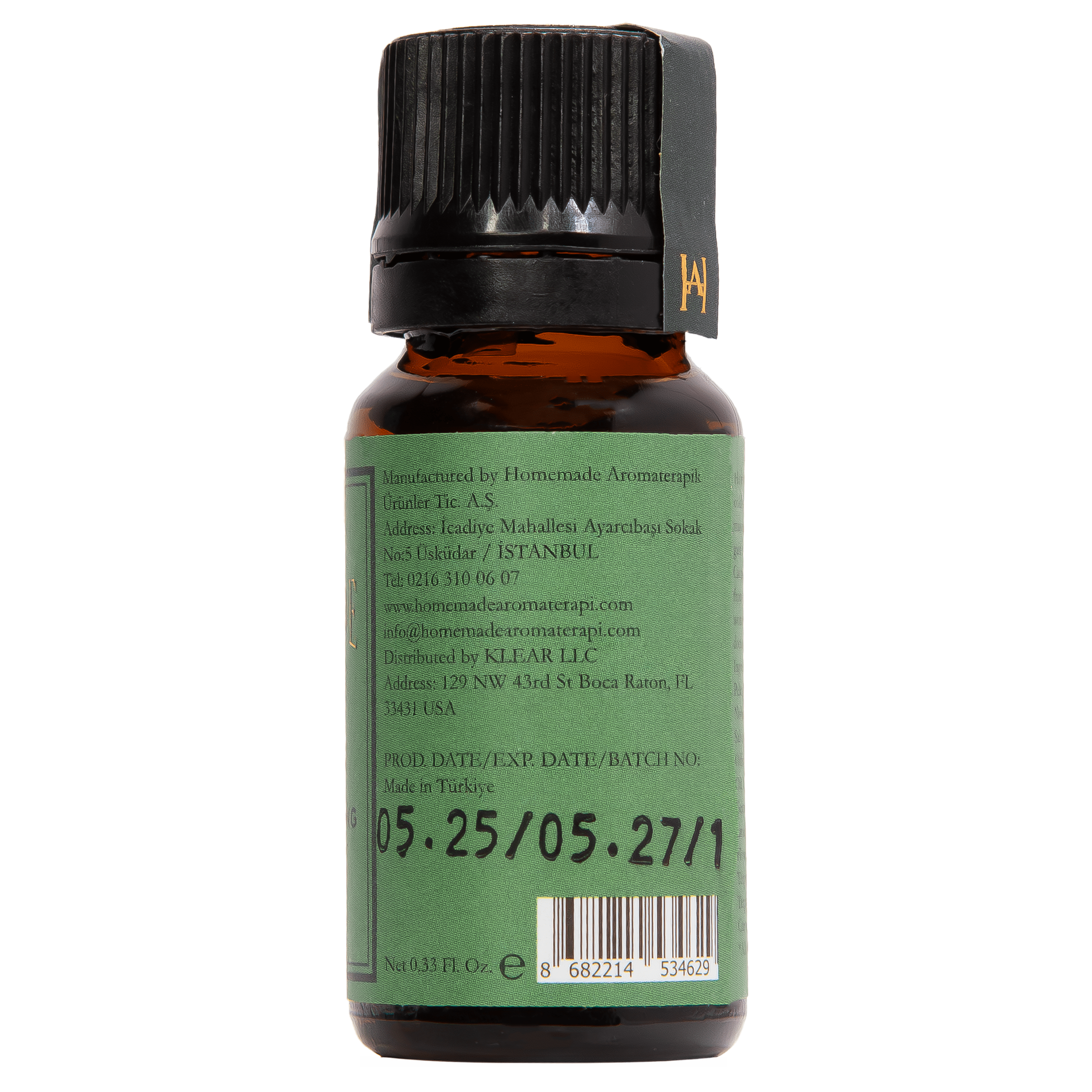 Homemade Aromaterapi | Energy Cleaning Essential Oil Blend | Uplifting & Clarifying | 0.33 FL Oz.