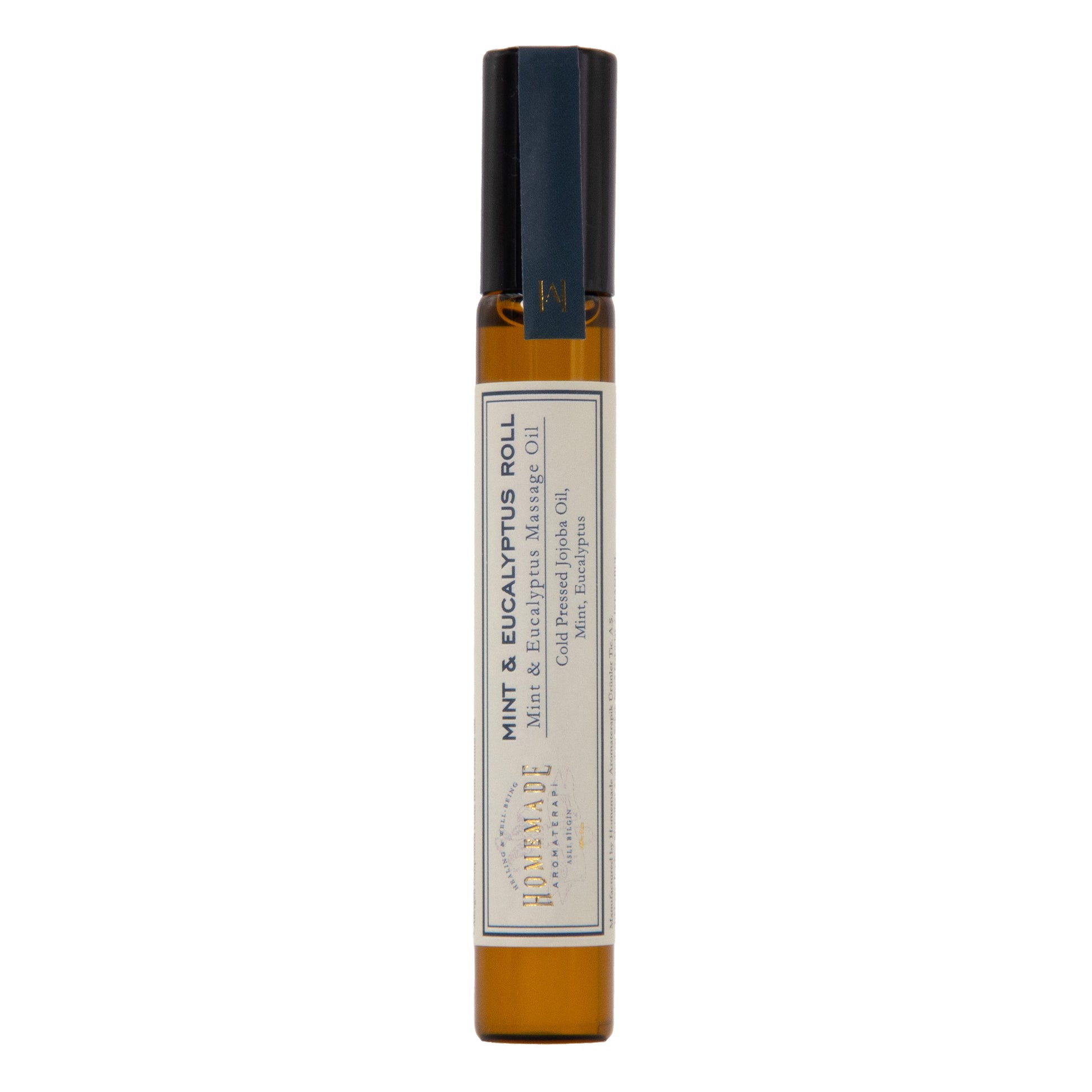 Homemade Aromaterapi | Mint and Eucalyptus Roll On Massage Oil 0.33 fl oz - Klearus