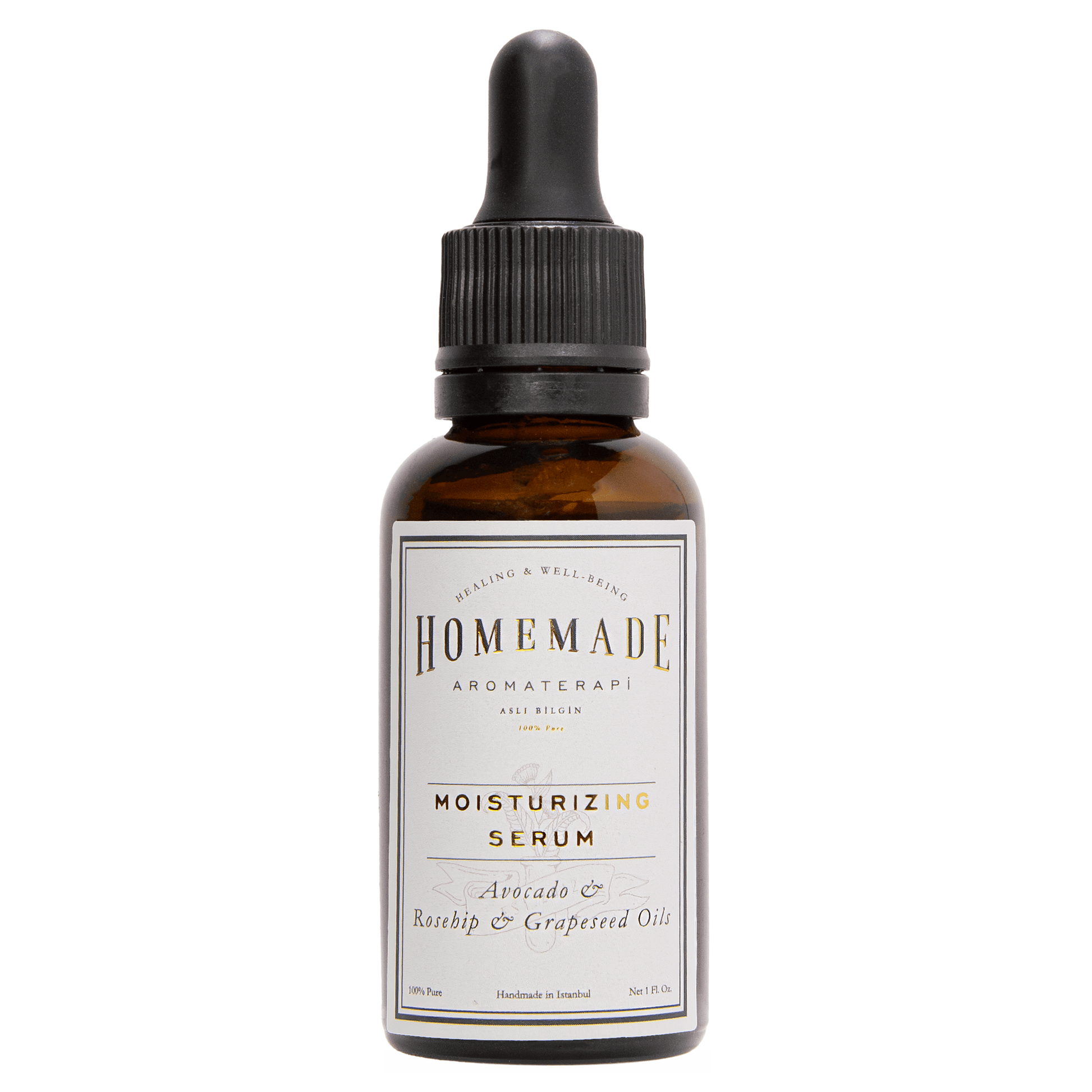 Homemade Aromaterapi | Moisturizing Serum | Avocado + Rosehip + Grapeseed | 1 Fl Oz.