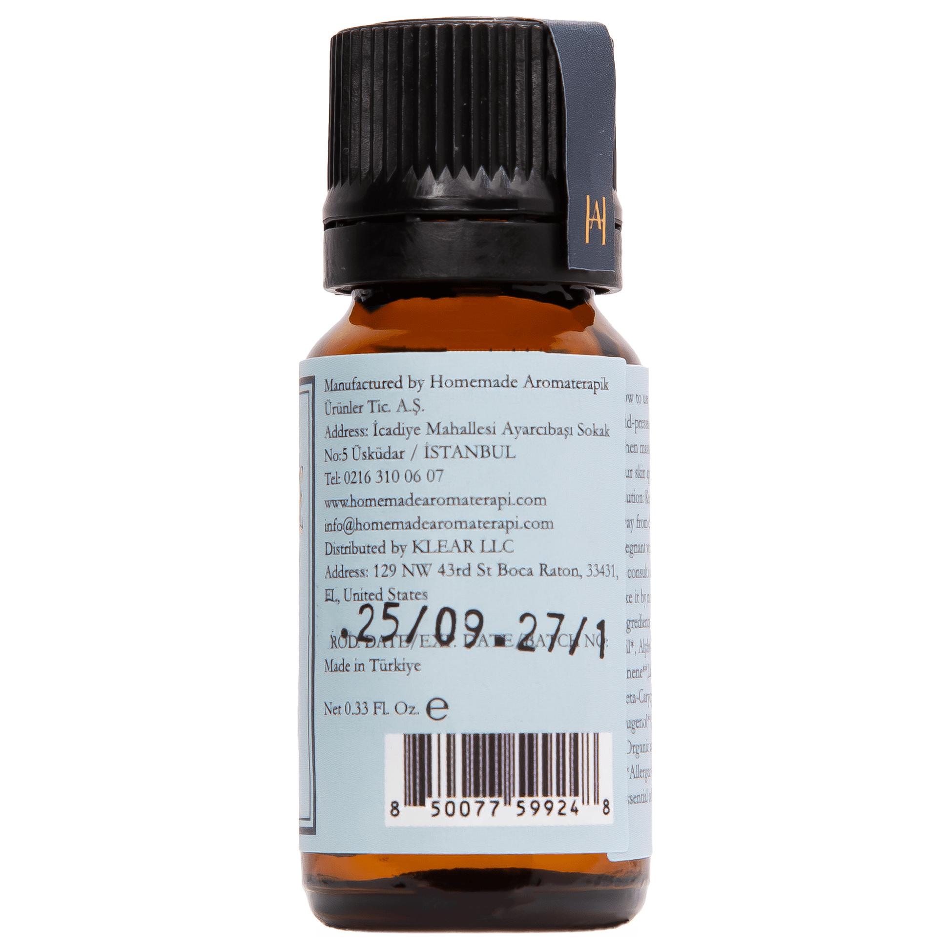 Homemade Aromaterapi | Tea Tree Essential Oil | Cleansing & Restorative | 0.33 FL Oz.