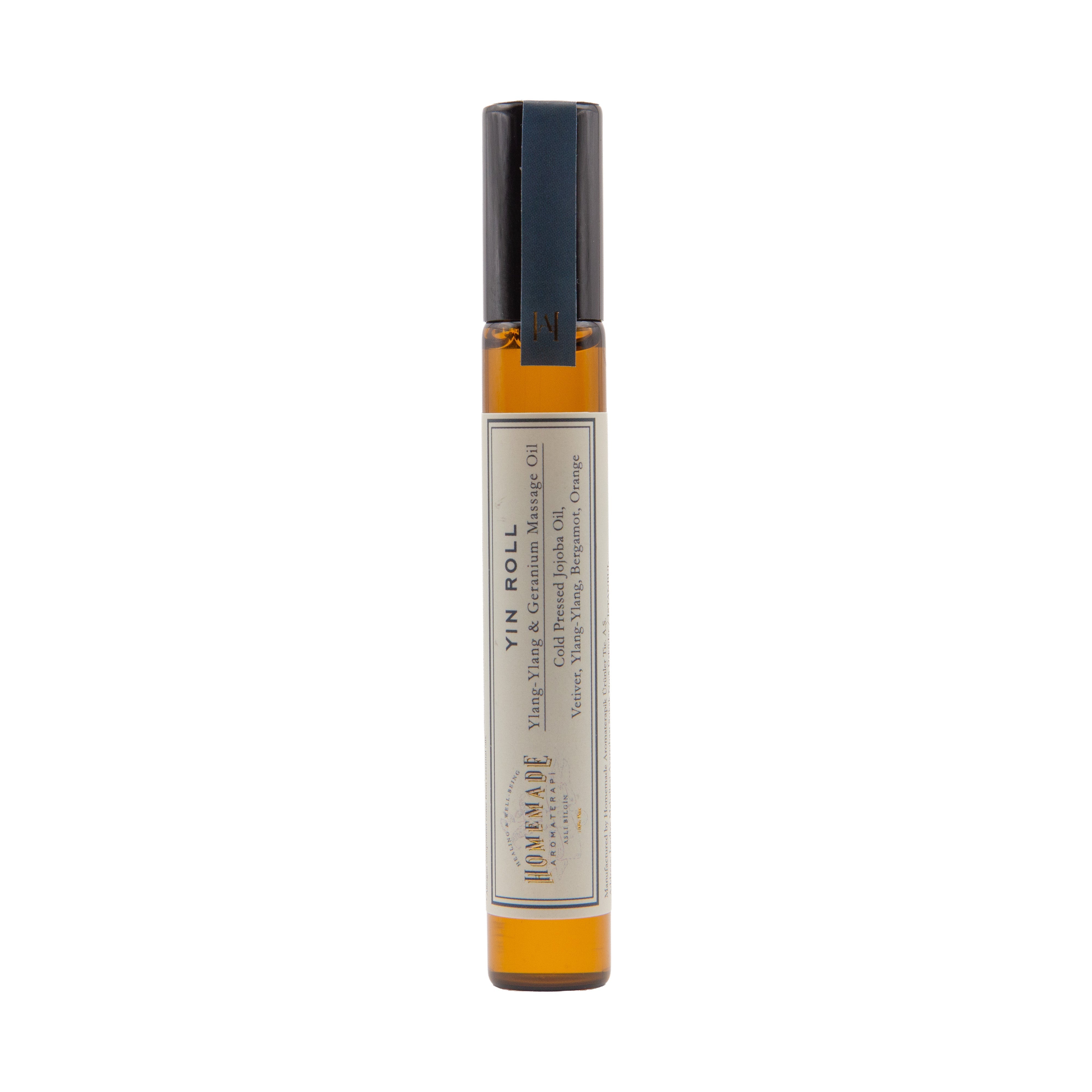 Homemade Aromaterapi | Yin Roll Ylang Ylang Geranium Massage Oil 0.3 fl oz - Klearus